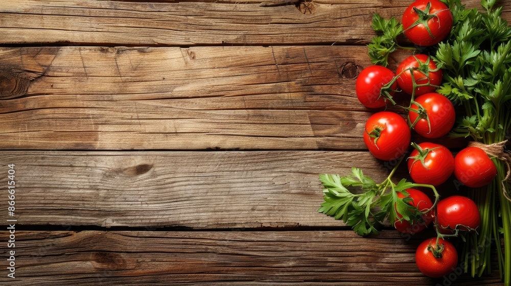Organic vegetables on wooden background with space for text Organic vegetables on wooden background with space for text