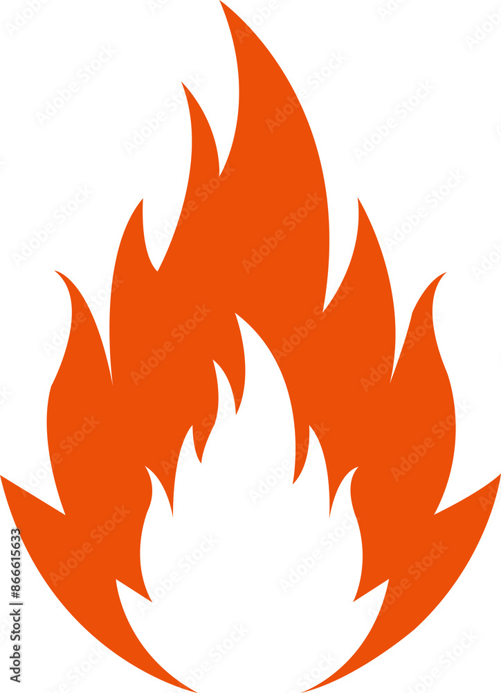 Fire clip art design on plain white transparent isolated background for sign, decal, card, shirt, hoodie, sweatshirt, apparel, tag, mug, icon, poster or badge Fire clip art design on plain white transparent isolated background for sign, decal, card, shirt, hoodie, sweatshirt, apparel, tag, mug, icon, poster or badge