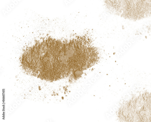 Color powder, dirt cloud explode smoke cloud, a soft dust explode cloudy on transparent png.