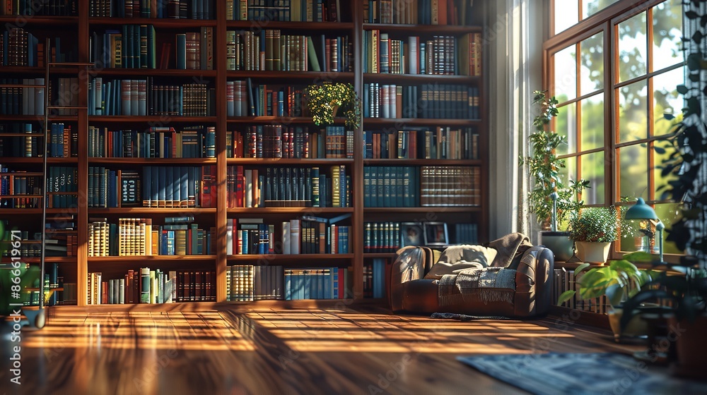 A Bookshelf Filled to the Brim with Books of Various...
A Bookshelf Filled to the Brim with Books of Various...