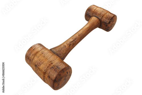 Rubber mallet isolated on transparent background