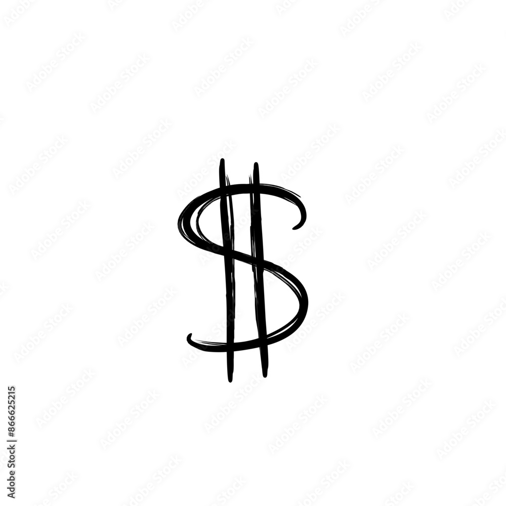 grunge Dollar sign grunge Dollar sign