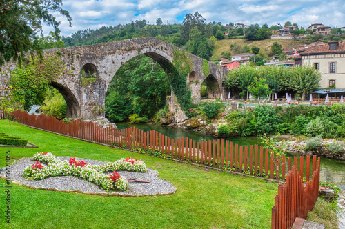 Cangas de Onís is a municipality, parish of the same homonymous municipality, of which it is the capital, in the Principality of Asturias, Spain. photo