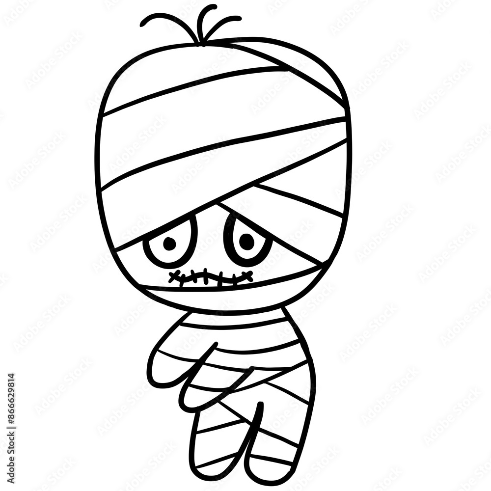 Fototapeta premium Mummy sad