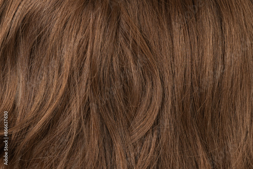 Long human brown hair background texture close up