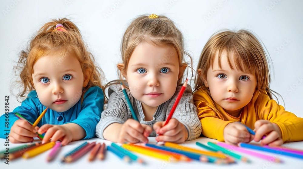 Banner Poster: Children's Drawing with Colored Pencils
Banner Poster: Children's Drawing with Colored Pencils