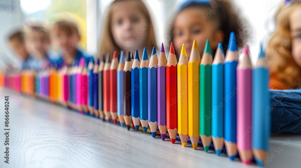 Banner Poster: Children's Drawing with Colored Pencils
Banner Poster: Children's Drawing with Colored Pencils