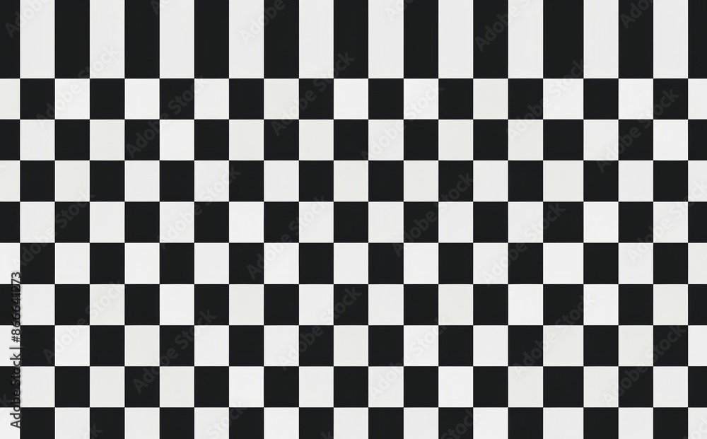 An abstract background with a black and white checkered pattern and a grey border An abstract background with a black and white checkered pattern and a grey border