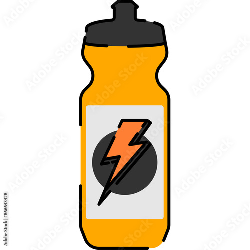 Energy Drink Illustration Isolated Background