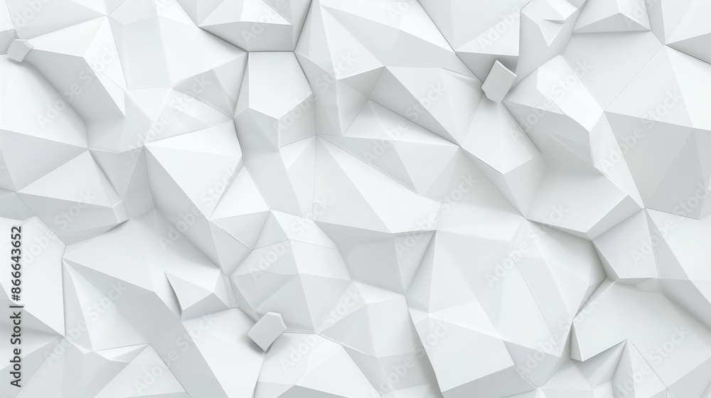 The background of this image is composed of polygons on a white background. The background of this image is composed of polygons on a white background.