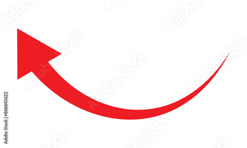 Red long Arrow icon . Vector of trendy long arrow left and right in flat style arrow or web design. eps 10