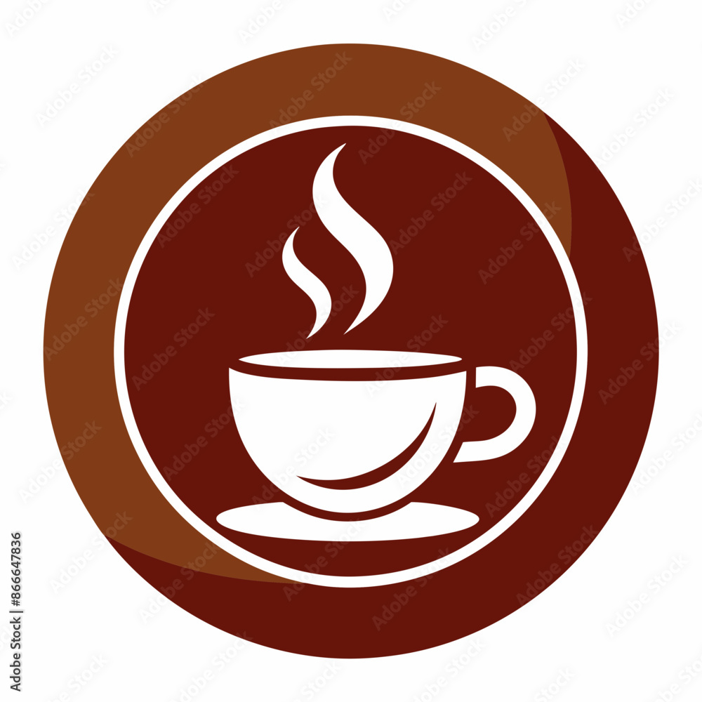 Coffee cup logo icon vector illustration.
Coffee cup logo icon vector illustration.