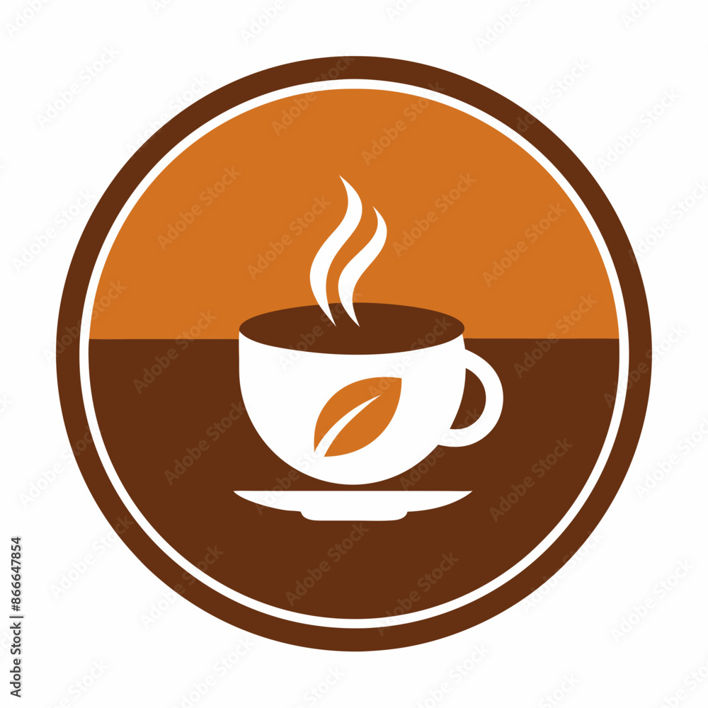 Coffee cup logo icon vector illustration.
Coffee cup logo icon vector illustration.