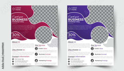 Digital Marketing Expert Flyer, Business Marketing Flyer, corporate Business Flyer Vector Template,  corporate Business Flyer Vector Template Design, Business Flyer Vector Template .