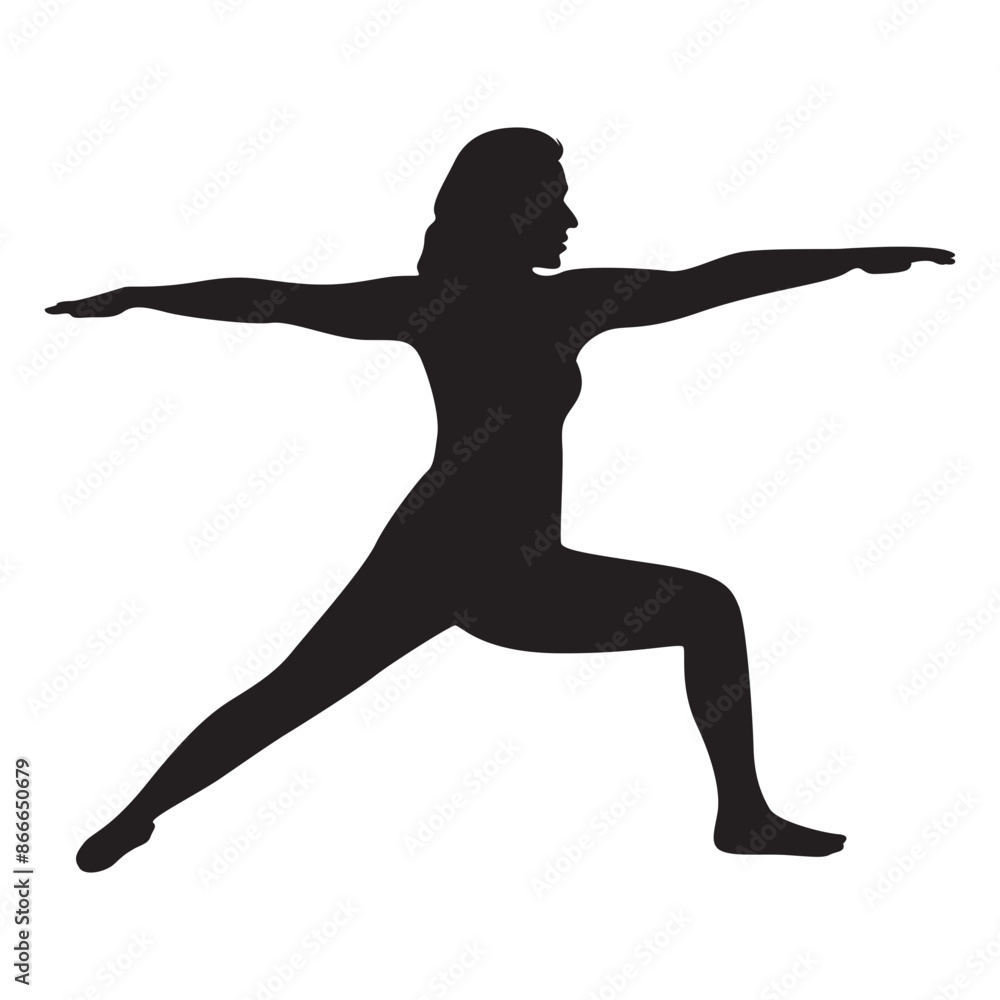 Female Yoga Silhouette Female Yoga Silhouette