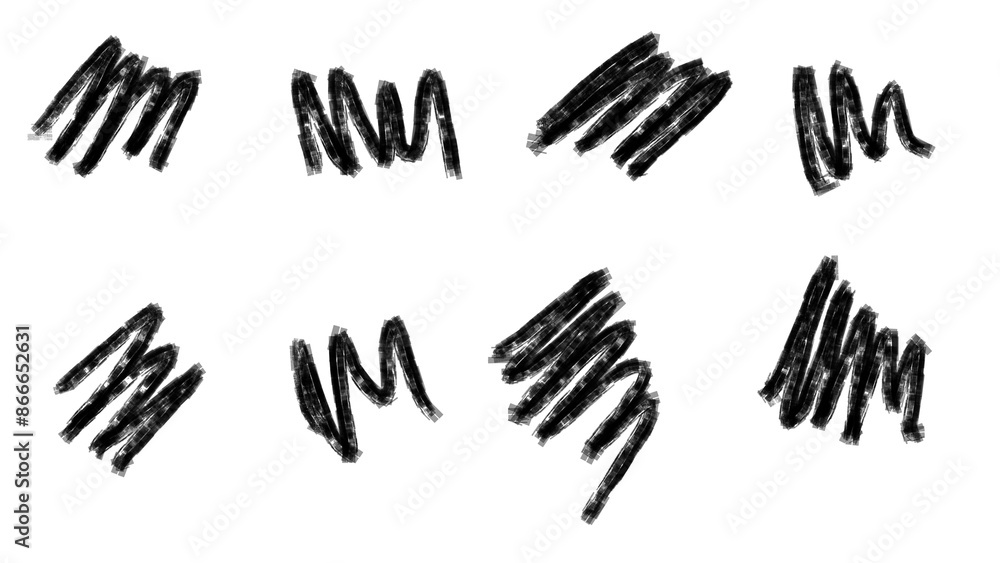 set of scribbles transparent png set of scribbles transparent png