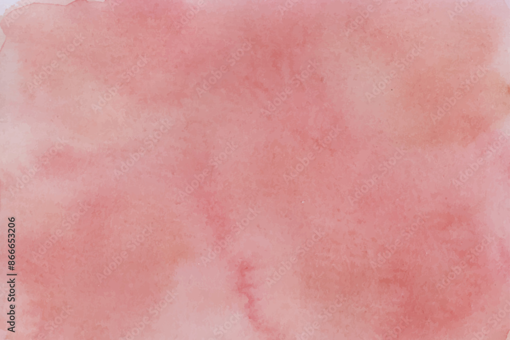 Fototapeta premium Abstract red watercolor texture background, watercolor splash, vector grunge for print and t-shirt design. 