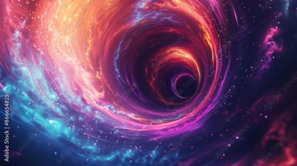 Wormholes flat design, front view, scifi theme, animation, Triadic Color Scheme Wormholes flat design, front view, scifi theme, animation, Triadic Color Scheme