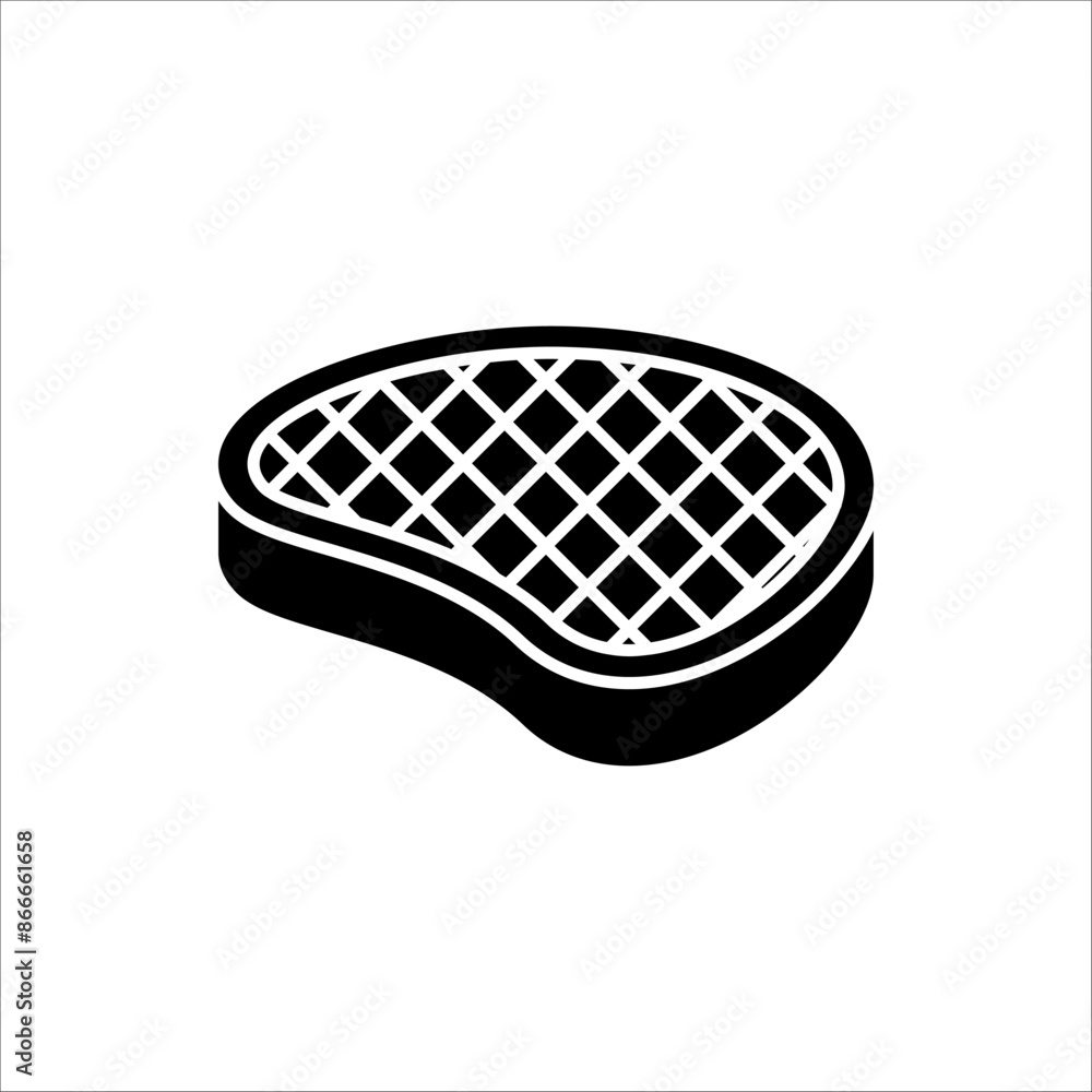 Meat Icon. Vector illustration for web design. Isolated on white background. Meat Icon. Vector illustration for web design. Isolated on white background.