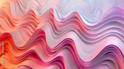 Luxurious pink background with satin drapery ,Abstract elegant background design ,abstract pink violet wave background shimmers from one color to another wave line