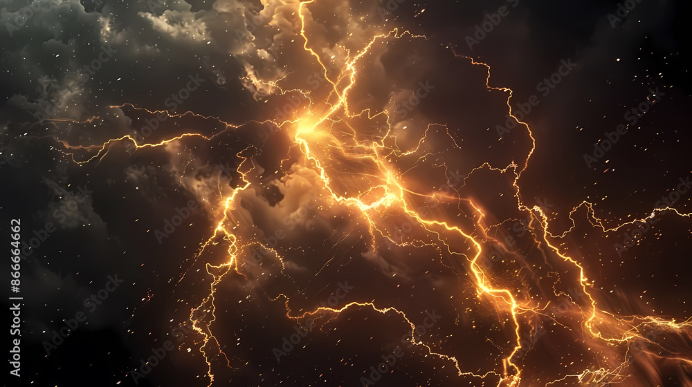 Abstract lightning storm background Abstract lightning storm background