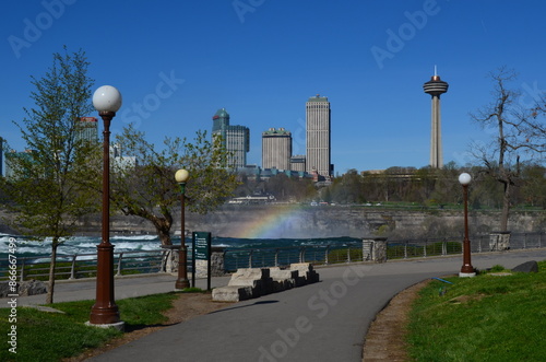 Obraz na płótnie Nowy Jork, Fort Tryon, zamek, wiosną w salonie