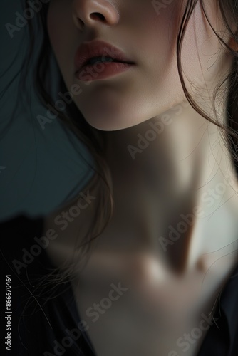 Intimate Portrait: Subtle Beauty in Shadows