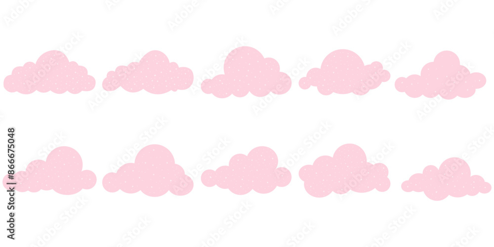 Cloud Shape Illustration Cloud Shape Illustration