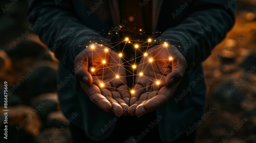 Businessman hold circle of network structure HR Human resources. Business leadership concept. Management and recruitment. Social network. Different person, business, leader Businessman hold circle of network structure HR Human resources. Business leadership concept. Management and recruitment. Social network. Different person, business, leader