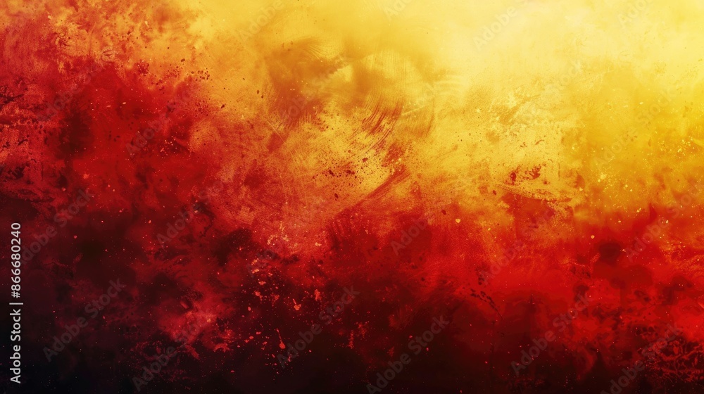 Fototapeta premium The abstract background is a red to yellow gradient for commercial use
