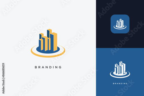 Home Building Logo Modern Structure