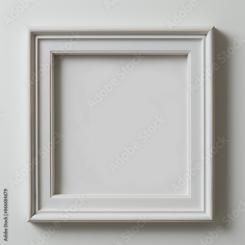 realistic photo frames on a white background