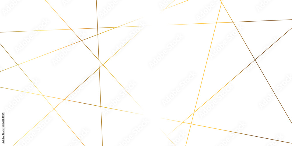 Abstract luxury seamless premium shiny golden random chaotic square and triangle lines on transparent background. Vector, illustration Abstract luxury seamless premium shiny golden random chaotic square and triangle lines on transparent background. Vector, illustration