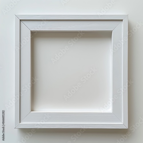 realistic photo frames on a white background