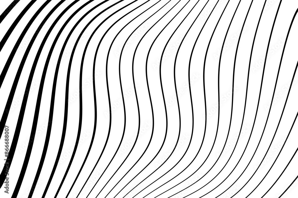Abstract pattern. Texture with wavy, curves lines. Optical art background. Wave design black and white. Digital image with a psychedelic stripes. Twisted and distorted vector texture in trendy. Y2k Abstract pattern. Texture with wavy, curves lines. Optical art background. Wave design black and white. Digital image with a psychedelic stripes. Twisted and distorted vector texture in trendy. Y2k