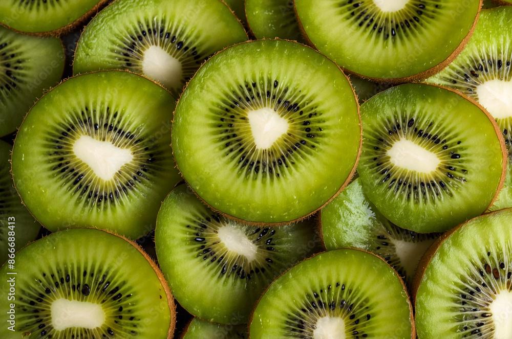 Tropical Vibes: Kiwi Background for a Taste of Paradise Tropical Vibes: Kiwi Background for a Taste of Paradise