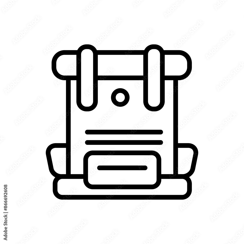 Vacation icon travel bag symbol Vacation icon travel bag symbol