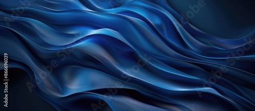 Blue abstract background. Dark gradient background
