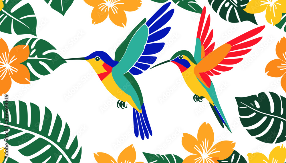 Elegant Hummingbird Sketch: A Continuous Line Art Design Elegant Hummingbird Sketch: A Continuous Line Art Design