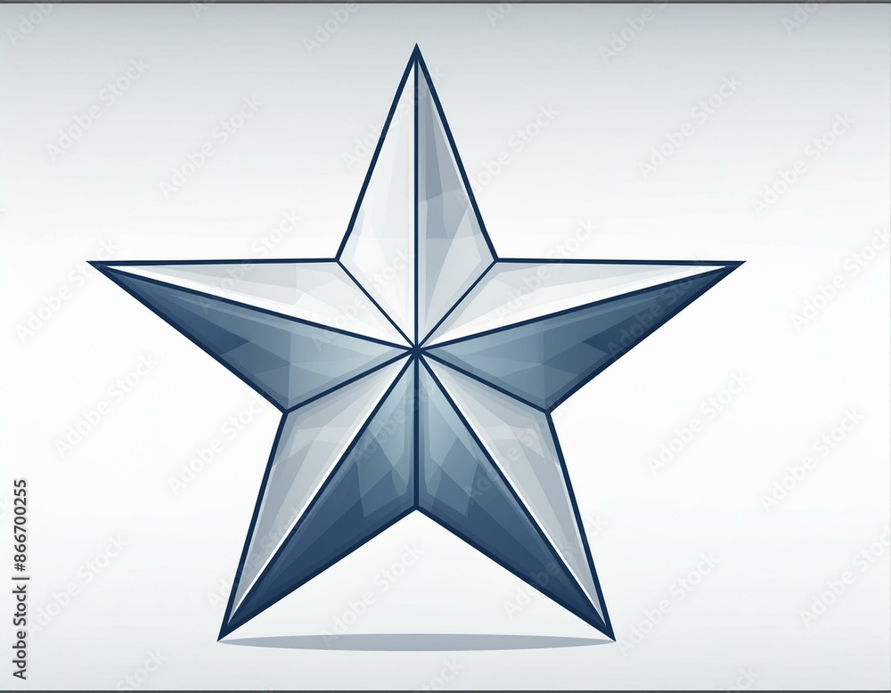 Obraz premium Star isolated on white background