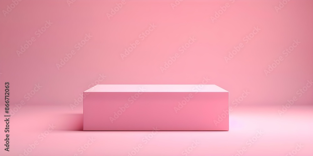 Create a pink 3D render of a square rectangle box for display. Concept Sure! I can create a pink 3D render of a square rectangle box for you, Let's get started, Create a pink 3D render of a square rectangle box for display. Concept Sure! I can create a pink 3D render of a square rectangle box for you, Let's get started,