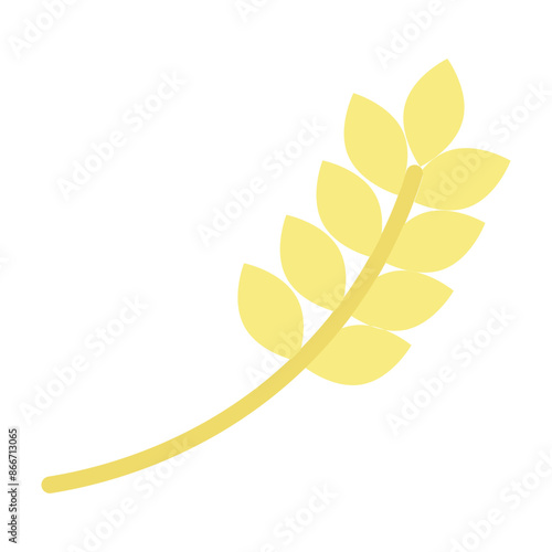 Wheat Vector Flat Icon Design