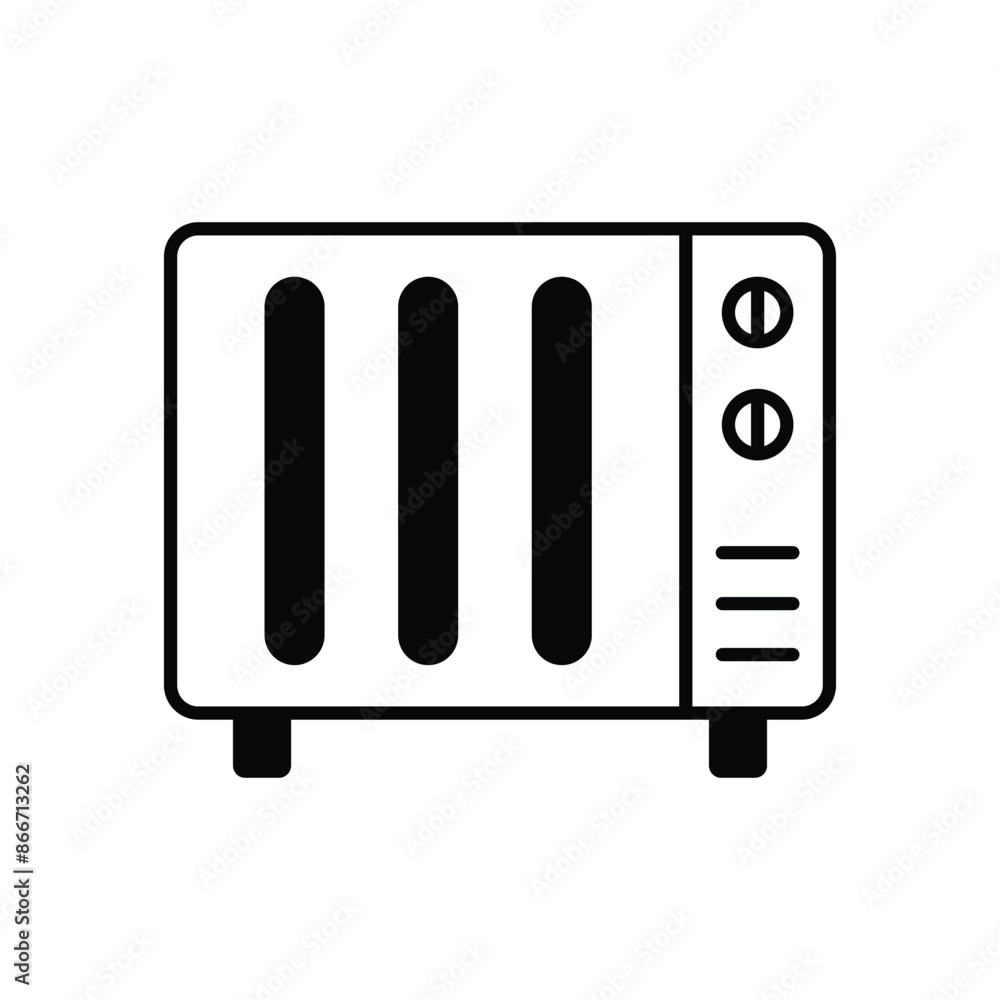 oil heater icon with white background vector stock illustration oil heater icon with white background vector stock illustration