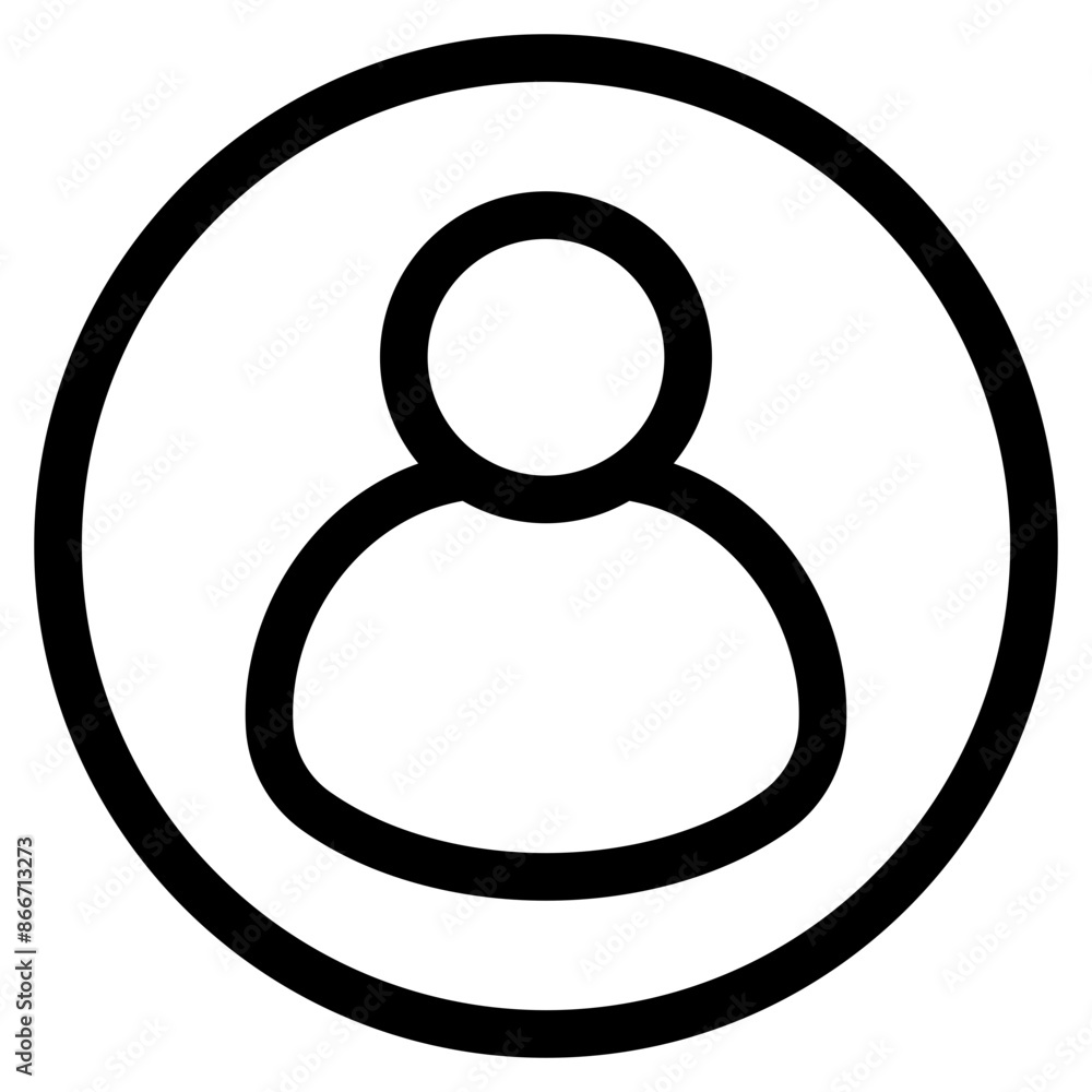Profile Icon Element For Design