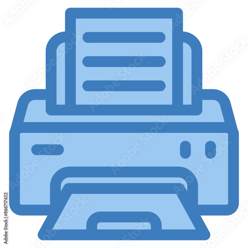Print Icon Element For Design