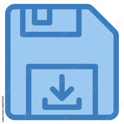 Save Icon Element For Design