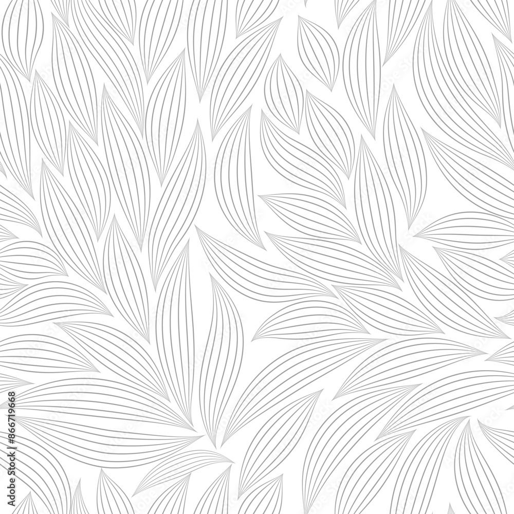 Seamless pattern with striped leaves. Luxury nature leaves pattern design. Great for textile, fabric, wallpaper, wrapping, scrapbook and packaging Seamless pattern with striped leaves. Luxury nature leaves pattern design. Great for textile, fabric, wallpaper, wrapping, scrapbook and packaging