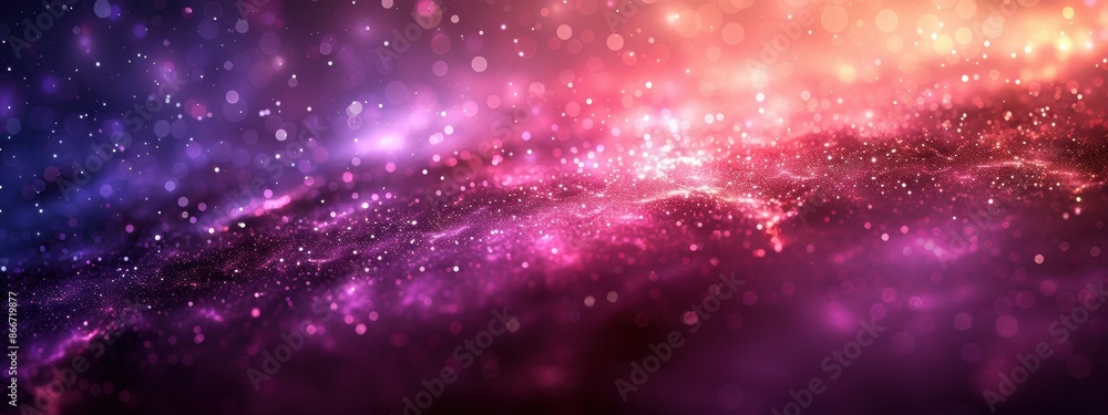 Naklejka premium A background with a gradient from light to dark, with the lightest point being a blank purple space.