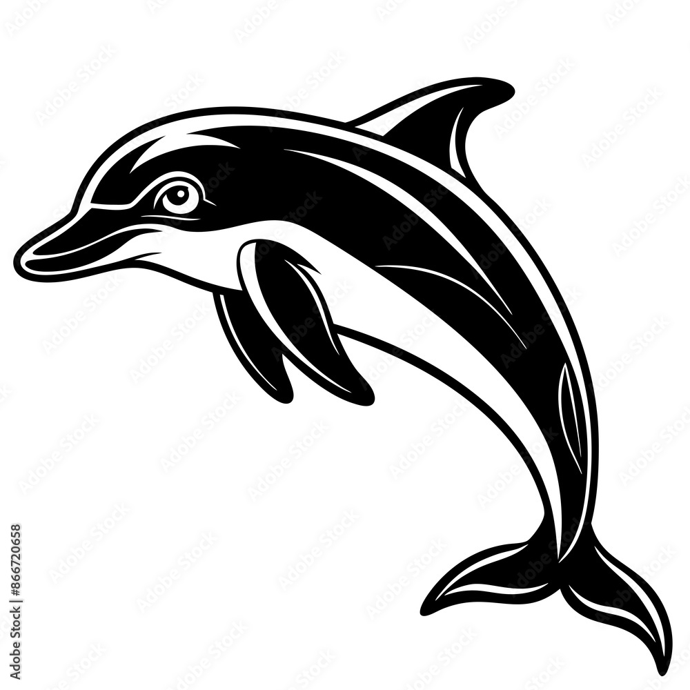 Obraz premium dolphin isolated