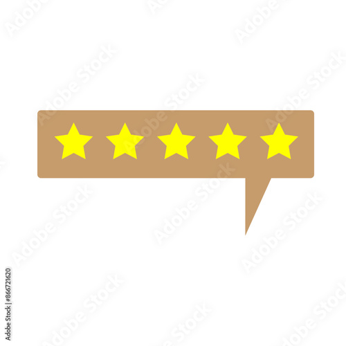 rating Vector Flat Icon Design